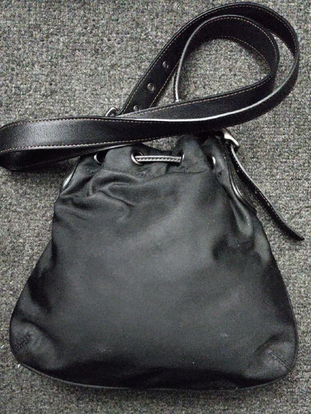 Coach crossbody drawstring